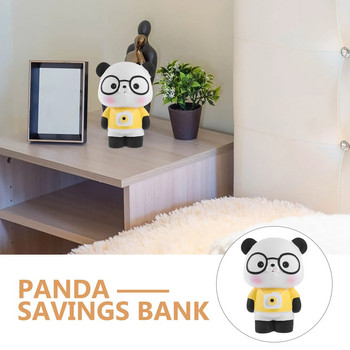 Χαριτωμένο Κουμπαράς Κουμπαράς καινοτομία Σχήμα Panda Κουμπαράς Κουμπαράς Κουμπαράς Διακόσμηση σπιτιού