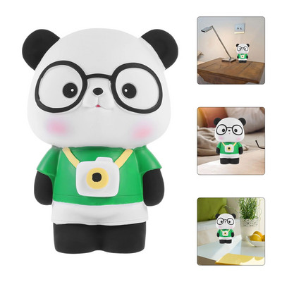 Miela Piggy Bank monetų dėžutės naujovė Pandos formos Piggy Bank pinigų dėžutės namų dekoras