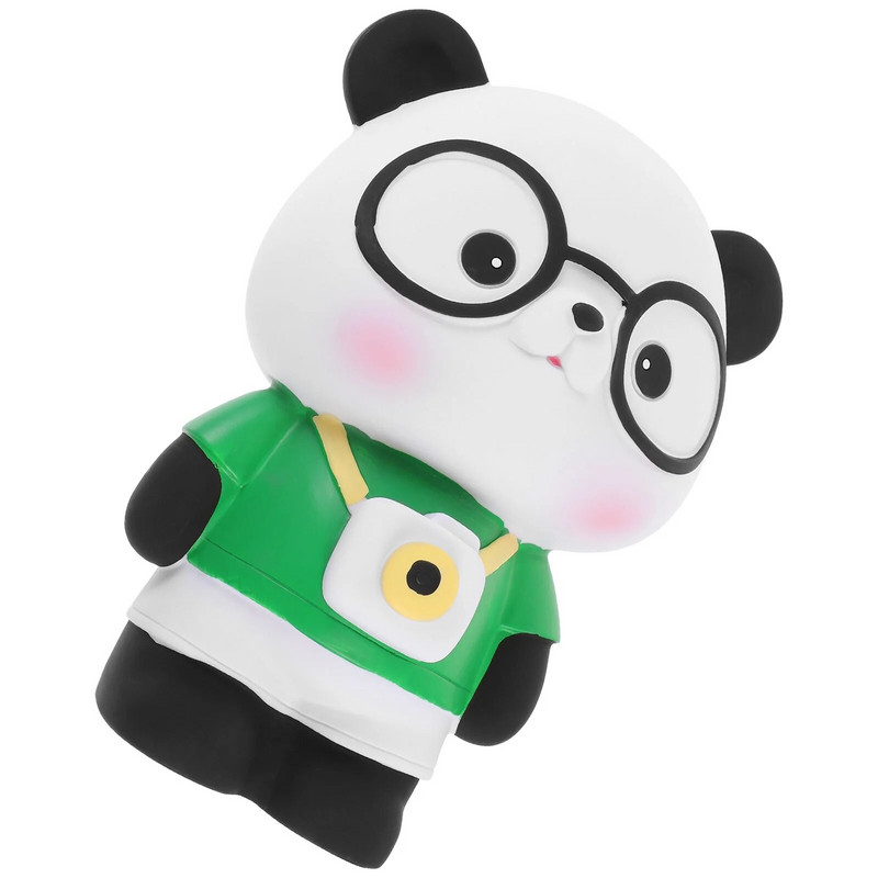 Miela Piggy Bank monetų dėžutės naujovė Pandos formos Piggy Bank pinigų dėžutės namų dekoras