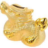 Kids Piggy Bank, 2024 m. Auksinio drakono metai Keraminis animacinis filmas Laimingas darbalaukio ornamentas Namų puošmena Statula Pinigų stiklainis vaikas