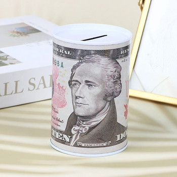 Ευρώ Δολάρια Κουμπαράς Κουμπαράς Κασσίτερος Πιάτο Κουτί Εξοικονόμησης Χρημάτων Κουτί Κέρματος Δώρο Διακόσμηση Σπιτιού Χρηματοκιβώτιο Ταμιευτήριο Κέρμα