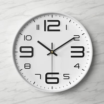 12-tolline seinakell Minimalistlik kell Kolmemõõtmeline kumer tähemärgiga elutoa seinakell Kvartskell 30cm