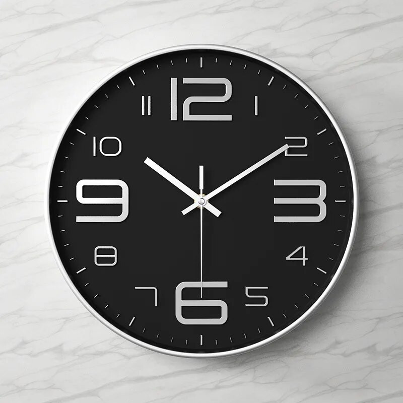 12 inčni zidni sat Minimalistički sat Trodimenzionalni konveksni lik Zidni sat za dnevnu sobu Kvarcni sat 30 CM