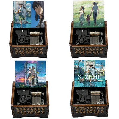 Механична музикална кутия Suzume от аниме филм Suzume no Tojimari Theme Song детска играчка Коледен подарък за рожден ден