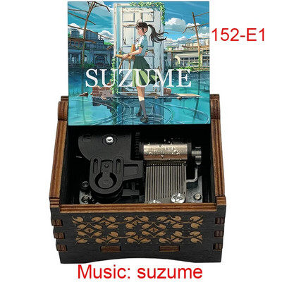 Suzume mechaninė muzikinė dėžutė iš anime filmo Suzume no Tojimari teminė daina vaikams žaislas gimtadienio Kalėdų dovana