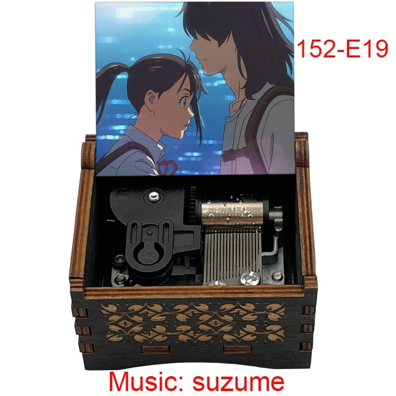 Suzume mehanička glazbena kutija iz anime filma Suzume no Tojimari Theme Song dječja igračka rođendanski božićni dar