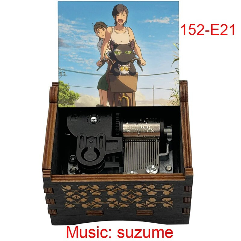 Suzume mehanička glazbena kutija iz anime filma Suzume no Tojimari Theme Song dječja igračka rođendanski božićni dar