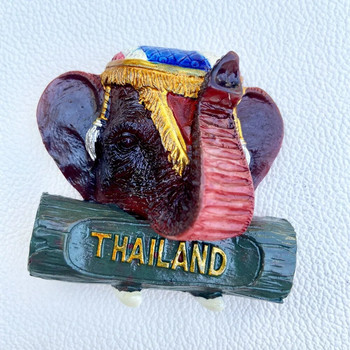 Country Fridge Magnets Thailand Phuket Pattaya Chiengmai Bangkok Magnetic Fridge Magnet Αυτοκόλλητο World Travel Souvenir Magnetic