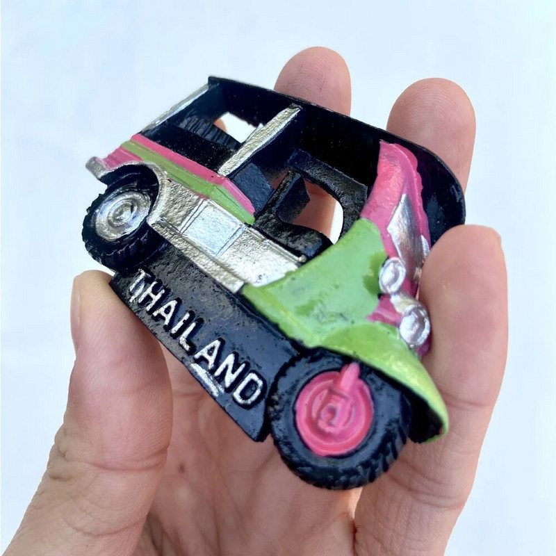 Country Magneti za hladnjak Tajland Phuket Pattaya Chiengmai Bangkok Magnetski magnet za hladnjak Naljepnica Magnetski suvenir za svjetska putovanja