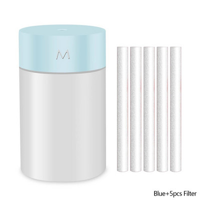 Nešiojamas oro drėkintuvas Ultragarsinis 260ml Mini automobilių drėkintuvas Aromaterapinis difuzorius Purškiklis USB eterinių aliejų purkštuvas LED lempa