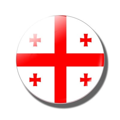 Zastava Magnet za hladnjak Irak Katar Iran Jordan Izrael Turska Afganistan Gruzija 3CM Naljepnica za hladnjak Zapadna Azija Nacionalna uspomena