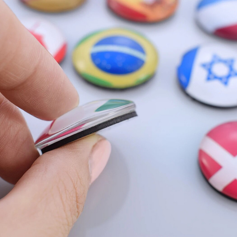 Zastava Magnet za hladnjak Irak Katar Iran Jordan Izrael Turska Afganistan Gruzija 3CM Naljepnica za hladnjak Zapadna Azija Nacionalna uspomena