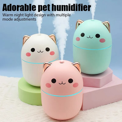 Mini slatki ovlaživač zraka Eterično ulje Humidificadores Dom Spavaća soba Difuzor arome Pročišćivač parfem Cool Mist Maker umidificador