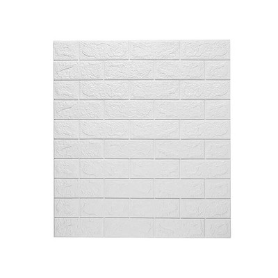 70X77cm 3D seinakleebised isekleepuvad tellise imitatsioonikleebis Magamistoakaunistus Veekindel paber Kodukaunistus
