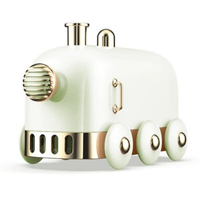 300ml Drėkintuvas Retro Mini Train USB aromatinis oro difuzorius eterinių aliejų rūko formuotojas su spalvota LED lempute