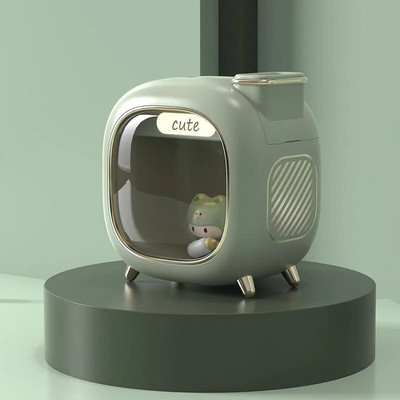 USB Aroma Diffuser Cute Double Nozzle Air Humidifier 500ml Home Humidifier Air With Night Light, Aroma Essential Oil Diffuser