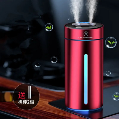 2023 m. Naujas dvigubo purškimo automobilio oro drėkintuvas Aliuminio lydinio eterinių aliejų difuzorius oro gaiviklis, skirtas automobilių namų biuro priedams