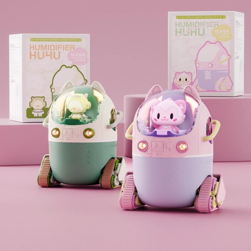 Lovely Cartoon légpárásító USB elektromos ultrahangos köd aroma diffúzor meleg fénnyel otthoni irodai asztali mini párásítóhoz