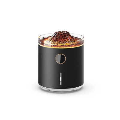 „Volcano Flame“ eterinio aliejaus aromato difuzorius 350 ml dūmų žiedas oro drėkintuvas USB ultragarsinis miglos gamintojas kvepalų mini drėkintuvas