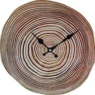 12 colių žiedinis sieninis laikrodis akrilinis seno medžio grūdelių tylus laikrodis Paprastas kūrybingas svetainės koridoriaus dekoravimas Skaitmeniniai laikrodžiai