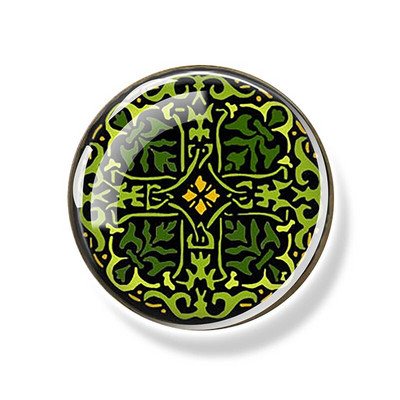 Dobilo magnetas Šaldytuvas Shamrock Lipdukai Keturių lapų dobilas Lucky Glass Dome Šaldytuvo magnetai Šv. Patriko dienos namų dekoro dovanos