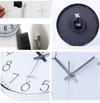 10-инчов стенен часовник без тиктакане Безшумен кръгъл стенен часовник с модерен декор за дома/офиса/училище/кухня/спалня/всекидневна
