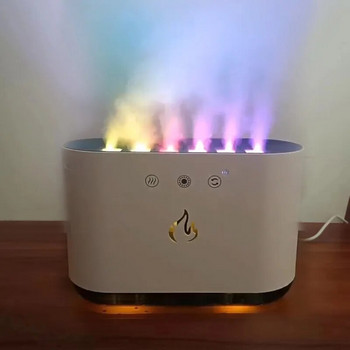 Машина за ароматерапия с цветен пламък Музикален динамичен седемцветен светлинен дифузьор за овлажнител