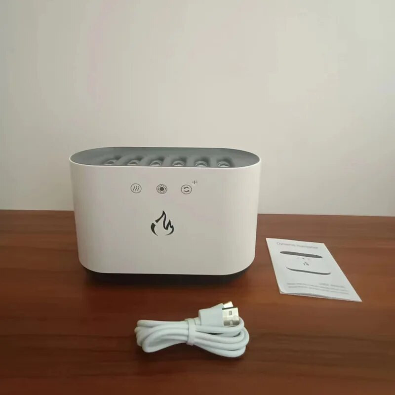 Stroj za aromaterapiju s plamenom u boji Glazbeni dinamički difuzor ovlaživača zraka sa sedam boja