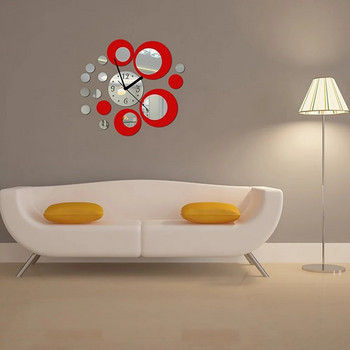 2024 Νέο ρολόι τοίχου Ρολόι Quartz Acryli Mirror Μοντέρνα αυτοκόλλητα τοίχου 3D Arrival Design Ρολόγια πολυτελείας Decration σαλονιού