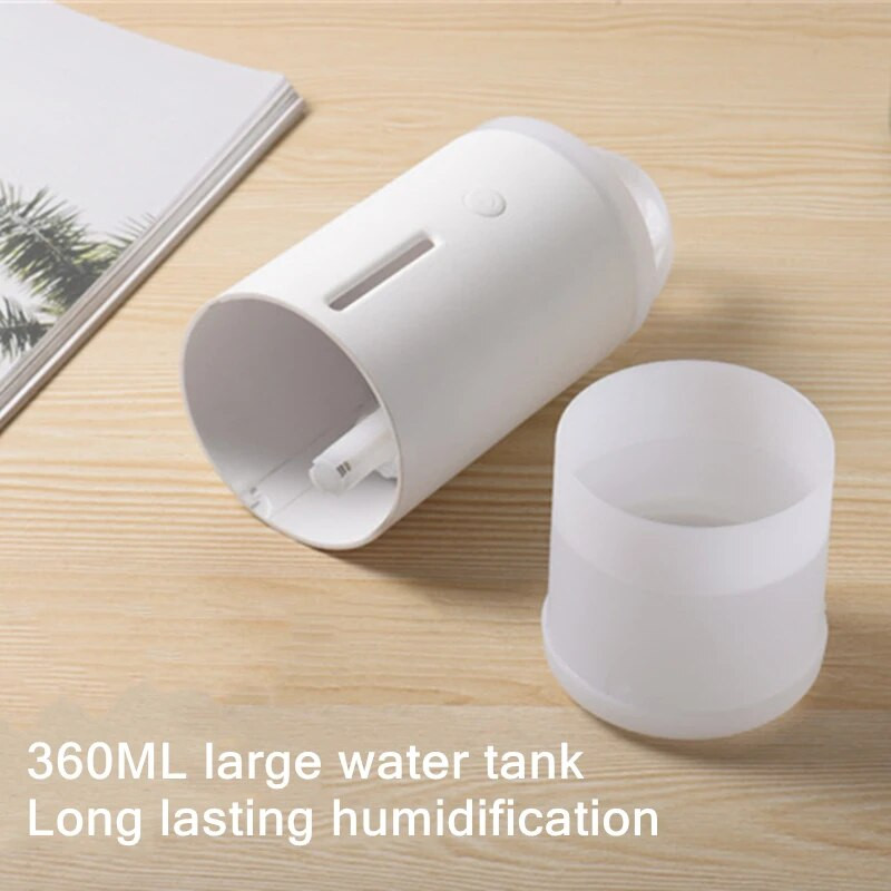 Medūzos dūmų žiedai Ultragarsinis oro drėkintuvas USB nešiojamas aromaterapinis eterinių aliejų difuzorius su šiltos lempos aromato difuzoriumi