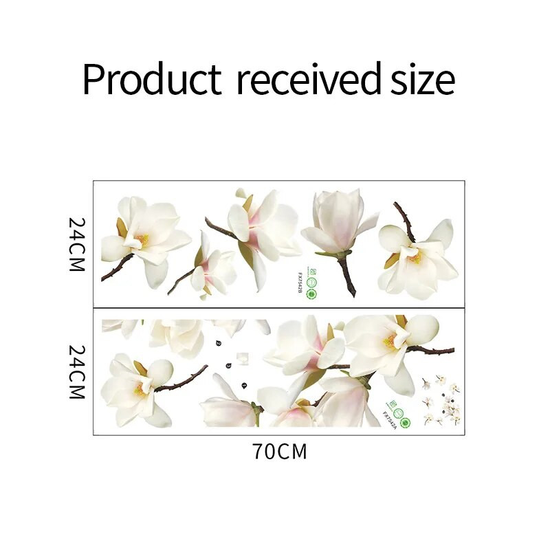 Soojad 3D lootose seinakleebised Lillede kaunistus Elutuba Magamistoa 3D Lilled Tapeet Koduseinakaunistus Eemaldatavad seinakleebised