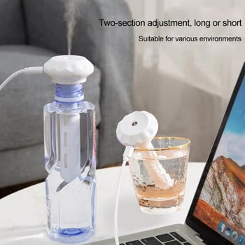 USB Mini Ultrasonic Air Humidifier Lamp LED USB Essential Oil Diffuser Car Purifier Aroma Anion Mist Maker with Romantic Light