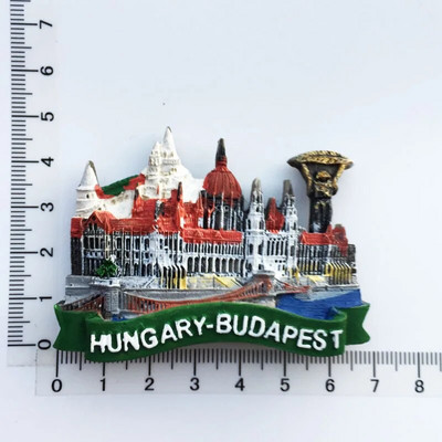 Hűtőmágneses Hűtőmatricák Európa Magyarország Budapest Turisztikai Ajándéktárgyak Mágneses Hűtőmágnesek Resin Hungary Emléktárgyak
