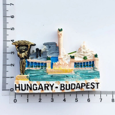 Hűtőmágneses Hűtőmatricák Európa Magyarország Budapest Turisztikai Ajándéktárgyak Mágneses Hűtőmágnesek Resin Hungary Emléktárgyak