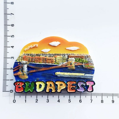 Hűtőmágneses Hűtőmatricák Európa Magyarország Budapest Turisztikai Ajándéktárgyak Mágneses Hűtőmágnesek Resin Hungary Emléktárgyak