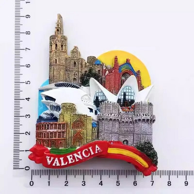 Hispaania reisivad külmikumagnetid Sevilla Malaga Tenerife Picos de Europa Benidorm Mallorca Menorca Ibiza turistide suveniirid