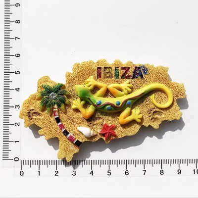 Hispaania reisivad külmikumagnetid Sevilla Malaga Tenerife Picos de Europa Benidorm Mallorca Menorca Ibiza turistide suveniirid