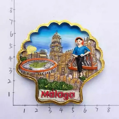 Hispaania reisivad külmikumagnetid Sevilla Malaga Tenerife Picos de Europa Benidorm Mallorca Menorca Ibiza turistide suveniirid