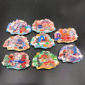 Kinijos kelionių šaldytuvo magnetas Pekino, Šanchajaus, Čengdu, Nankino, Changsha Lijiang kultūrinio turizmo magnetų suvenyras