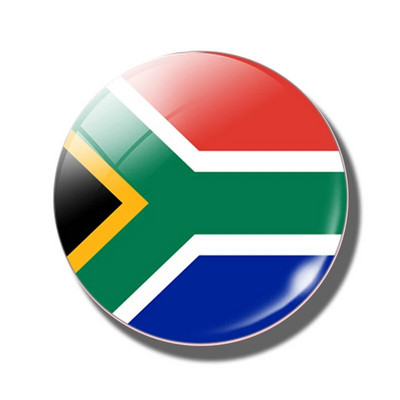 Šalis Suvenyras Zambija Angola Zimbabvė Malavis Mozambikas Botsvana Namibija Pietų Afrikos vėliava 30 mm šaldytuvo magneto magnetinis lipdukas