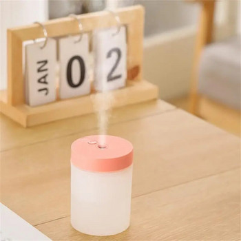 200ml Mini Humidifier Air Colorful Atmosphere Light USB Humidifier Air Diffuser Purifier for Car Home Ultrasonic Mist Maker