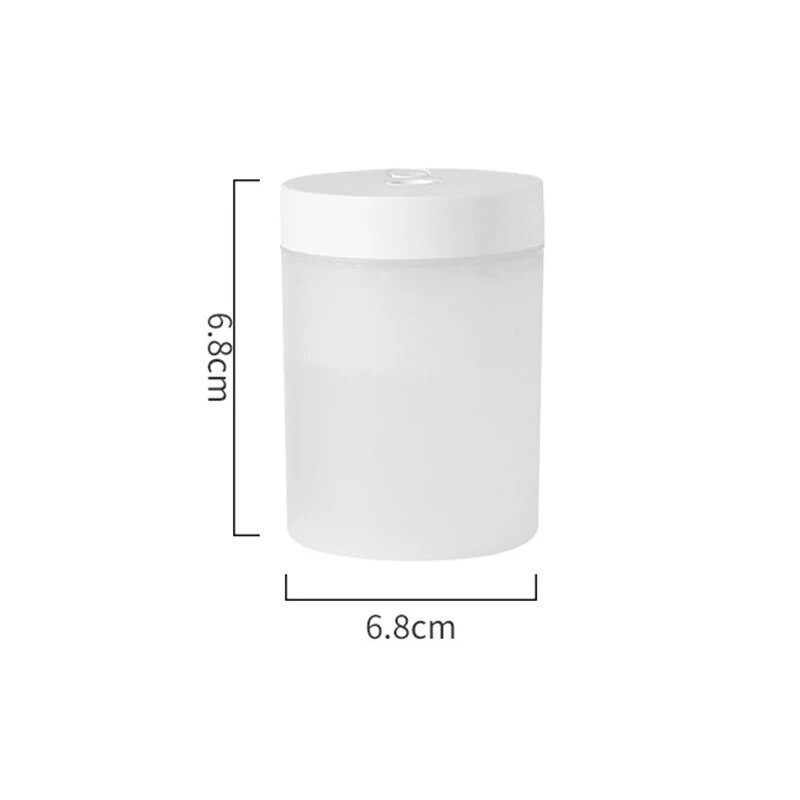 Mini ovlaživač zraka od 200 ml Šareno svjetlo atmosfere USB ovlaživač zraka Difuzor zraka Pročišćivač za automobilsku kuću Ultrazvučni aparat za maglu