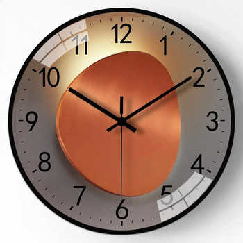 Модерен прост стенен часовник 8-инчов бонбонен цвят Безшумен за ВРЕМЕ Часовници Орнамент за дома Спалня Общежитие Декор на хола