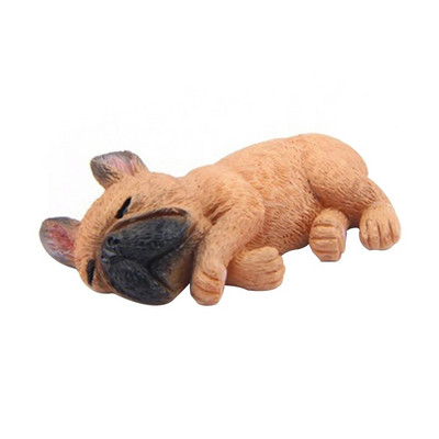 Mieli šaldytuvo magneto 3D lipdukai Mini prancūzų buldogo modelis, pasidaryk pats, šaldytuvo magnetas, šuo, gyvūnas, mobiliojo telefono dėklas, lipdukas namų dekoravimui