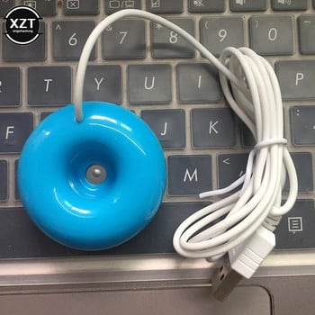USB мини настолен овлажнител Creative Donut Styling овлажнител Преносим пречиствател на въздух Home Learning Office Аромат дифузьор