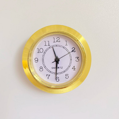 Ρολόι 38mm Στρογγυλό ένθετο Ρολόι Ρωμαϊκοί αριθμοί Μινιατούρα Χαλαζίας Ρολόι κίνησης Ένθετο μηχανισμού για ενσωματωμένο DIY