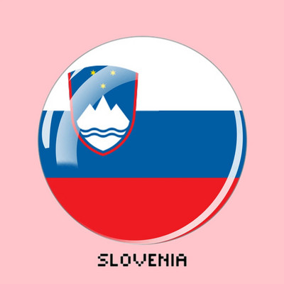 Državna zastava Magnet za hladnjak Svjetska europska državna zastava Stakleni kabošon Magneti za hladnjak Naljepnice za kućni dekor Suveniri Pokloni