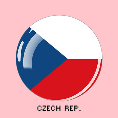 Državna zastava Magnet za hladnjak Svjetska europska državna zastava Stakleni kabošon Magneti za hladnjak Naljepnice za kućni dekor Suveniri Pokloni