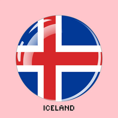 Državna zastava Magnet za hladnjak Svjetska europska državna zastava Stakleni kabošon Magneti za hladnjak Naljepnice za kućni dekor Suveniri Pokloni