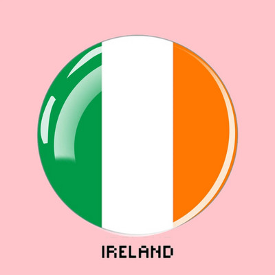 Državna zastava Magnet za hladnjak Svjetska europska državna zastava Stakleni kabošon Magneti za hladnjak Naljepnice za kućni dekor Suveniri Pokloni